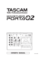 Tascam Porta-02 - Owners Manual